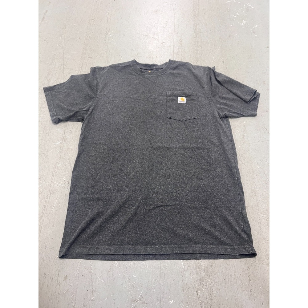 Carhartt T-Shirt Mens‎ L? 44" Chest Carbon Heather Short Sleeve Workwear Outdoor